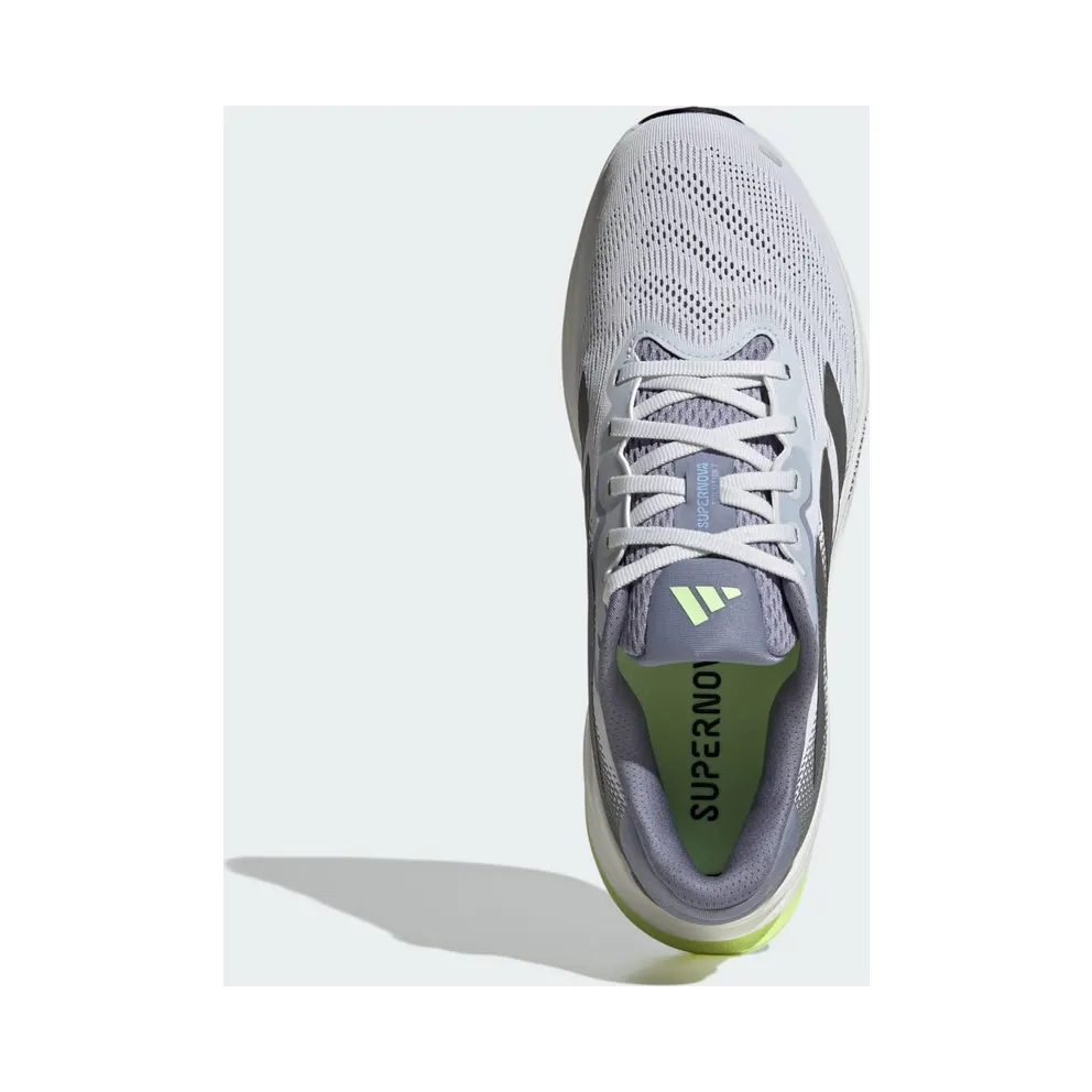 Adidas Supernova Solution 2.0 Running Shoes Dash Grey / Iron Metallic / Hi-Res Yellow (IH8720)
