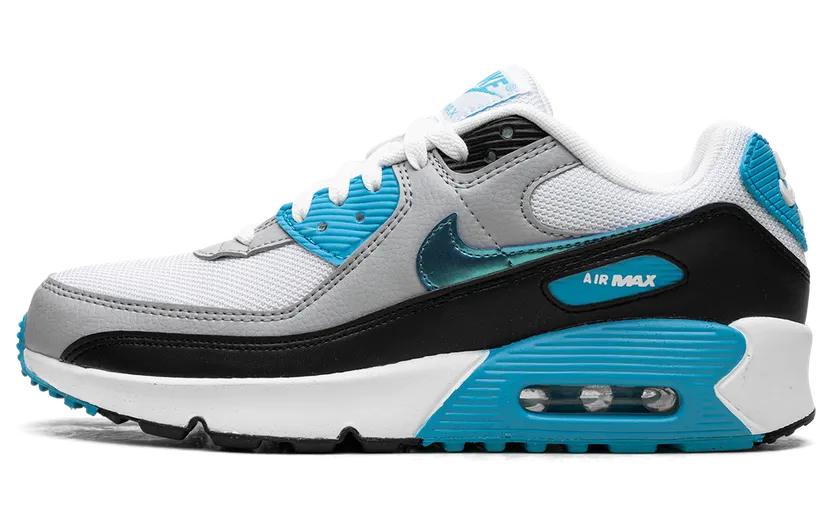 Nike Air Max 90 GS “Blue Lightning Metallic” (FD0678-100)