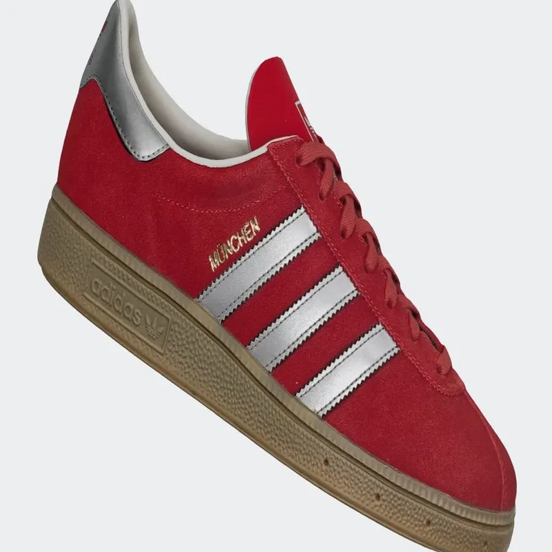 Adidas Munchen Scarlet / Matte Silver / Gum (GY7402)