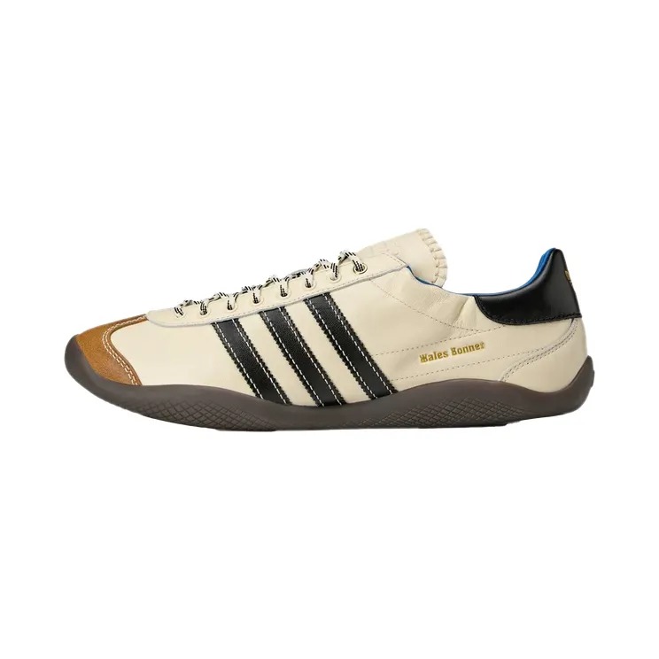 Adidas Karintha OG “Wales Bonner”: laag, strak, blauwe handtekening