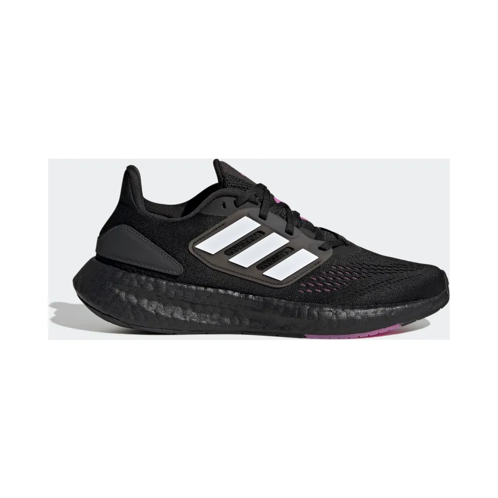 adidas Pureboost 22 Laufschuh Core Black / Cloud White / Semi Pulse Lilac (HQ1462)