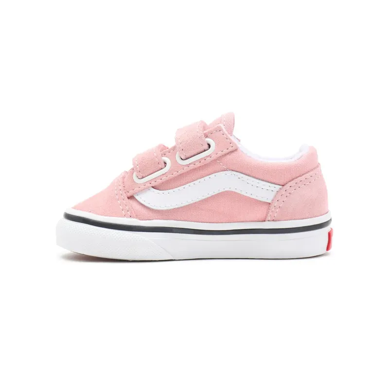 VANS Old Skool Velcro Peuterschoenen Pink (VN000D3Y9AL)