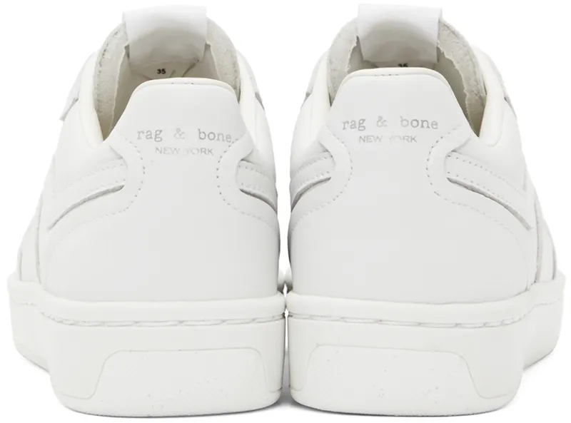 rag & bone White Retro Court Low-Top (WFF22FF011QQ11)