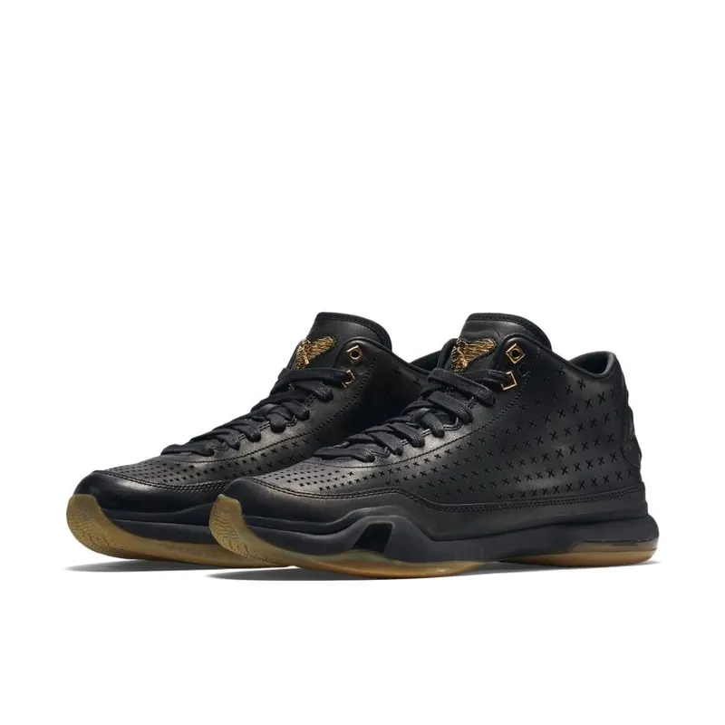 Nike Kobe 10 Mid EXT Black Metallic Gold Black/Black-Gum Light Brown (802366-002)