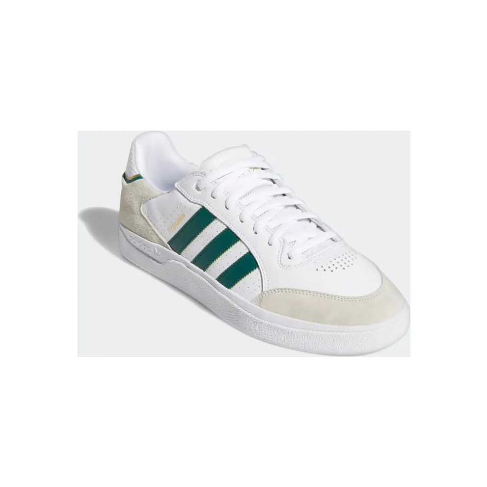 adidas Tyshawn Low Cloud White / Collegiate Green / Gold Metallic (GZ8367)