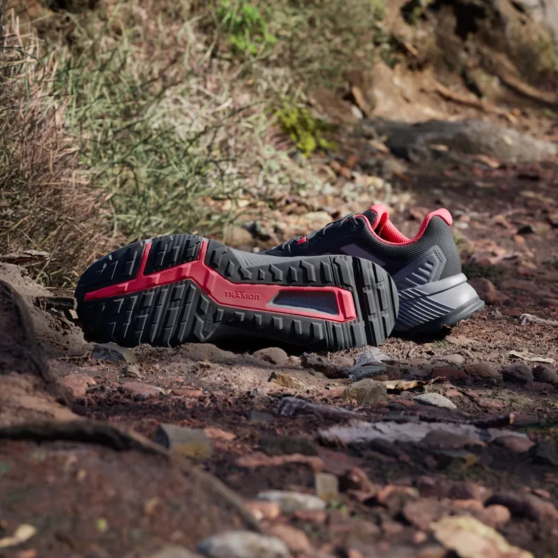 Adidas Terrex Soulstride RAIN.RDY Trail Running Core Black / Grey Four / Solar Red (IF5016)