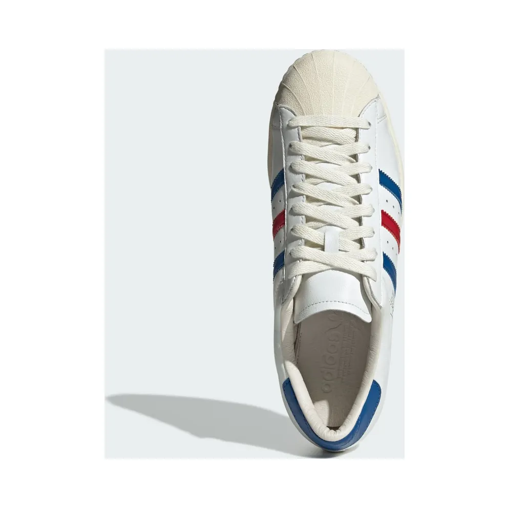 adidas Superstar Vintage White Blue Better Scarlet Made in Germany (JQ6345)