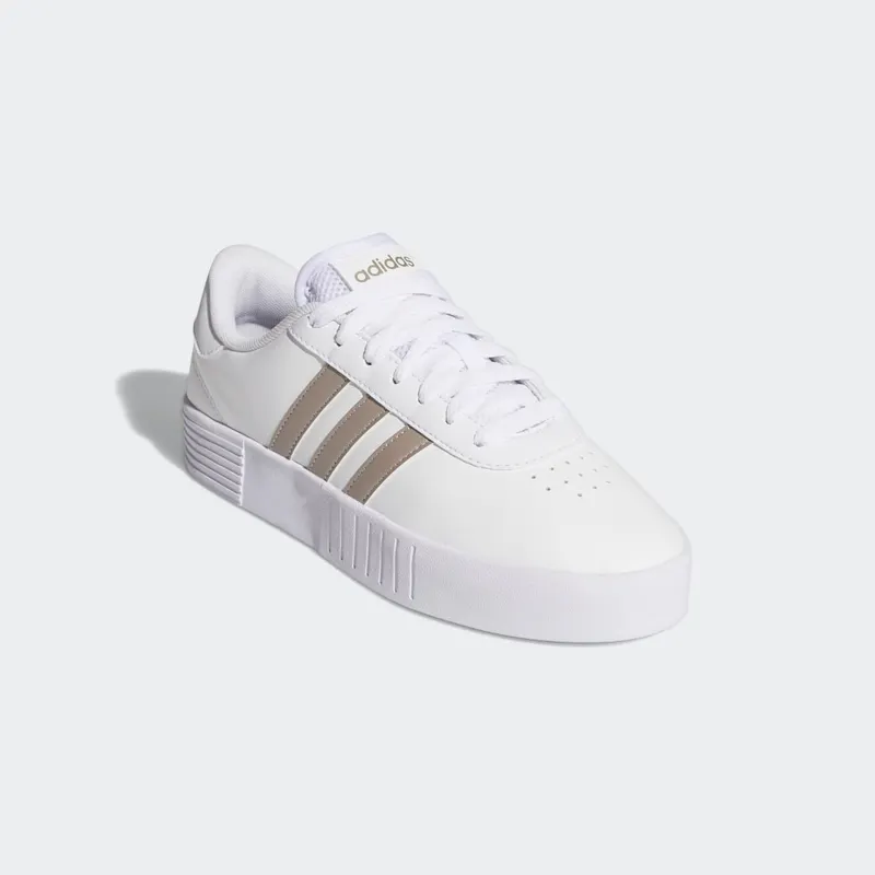 Adidas Court Bold Cloud White / Platinum Metallic / Cloud White (FX3489)