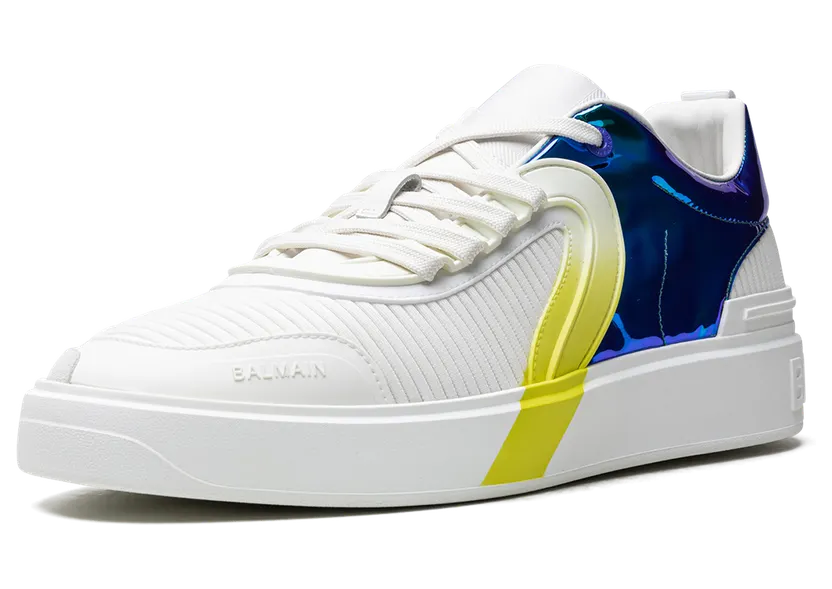 Balmain B Court Trainer Low “Volt Blue” (YM0VI292TMMP) (3)