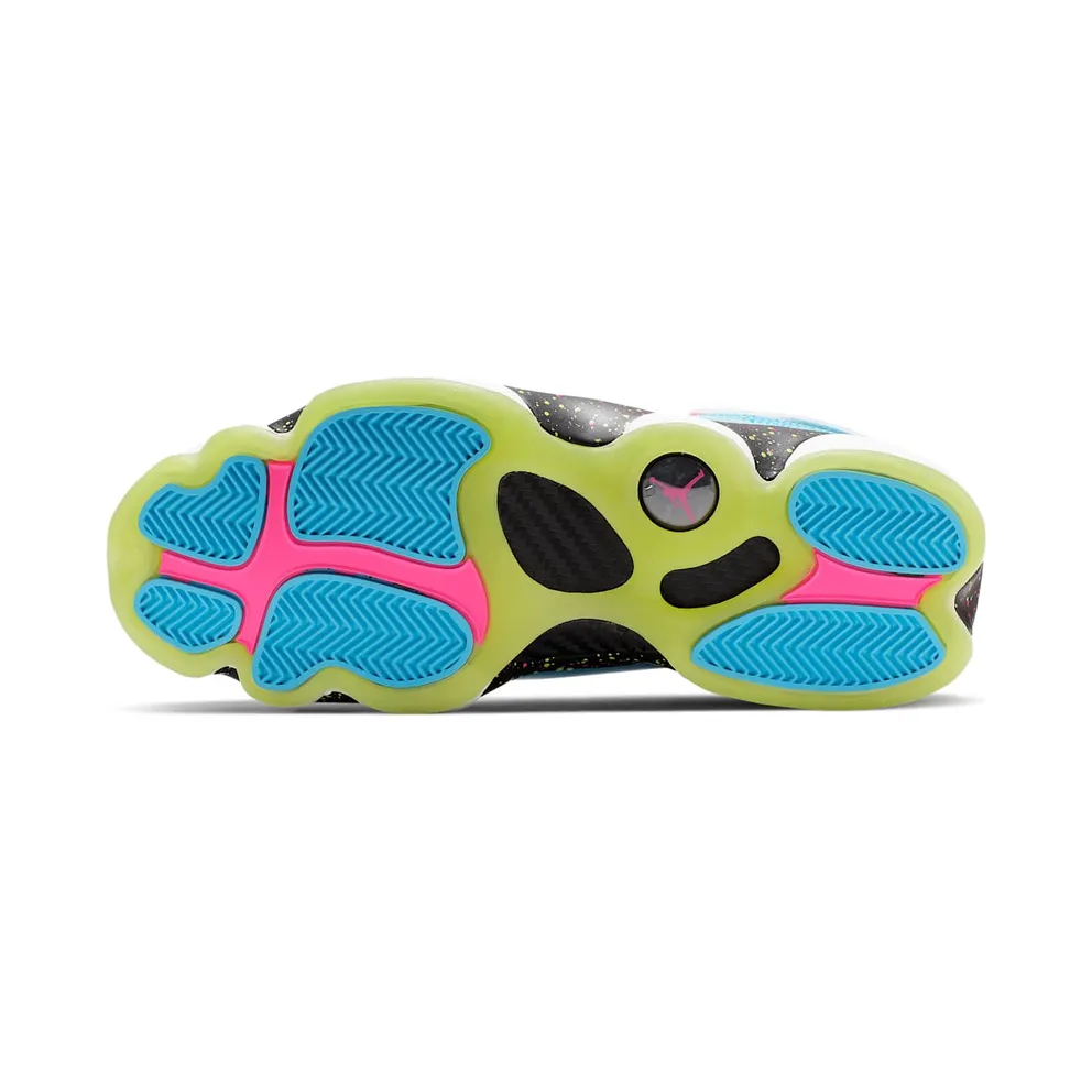 Jordan 6 Rings White Light Blue Fury Cyber White/Light Blue Fury-Cyber-Hyper Pink (CK0018-100)