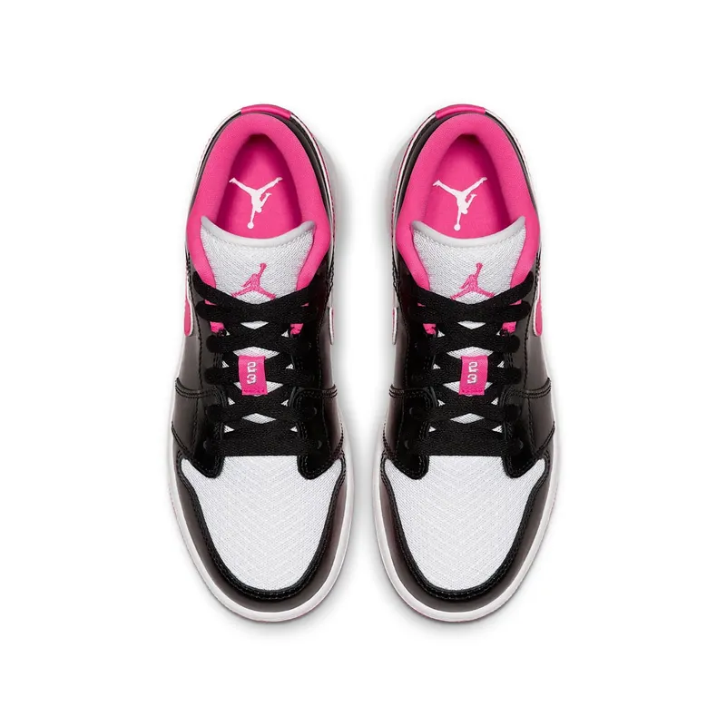 Jordan 1 Low Black White Hyper Pink (GS) Black/White-Hyper Pink (554723-061)