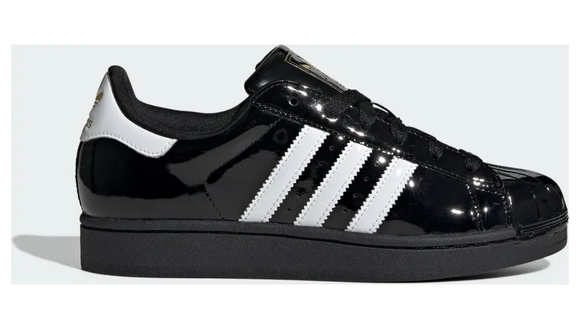 Adidas Superstar II Sneakers Core Black / Cloud White / Gold Metallic (JS4009)