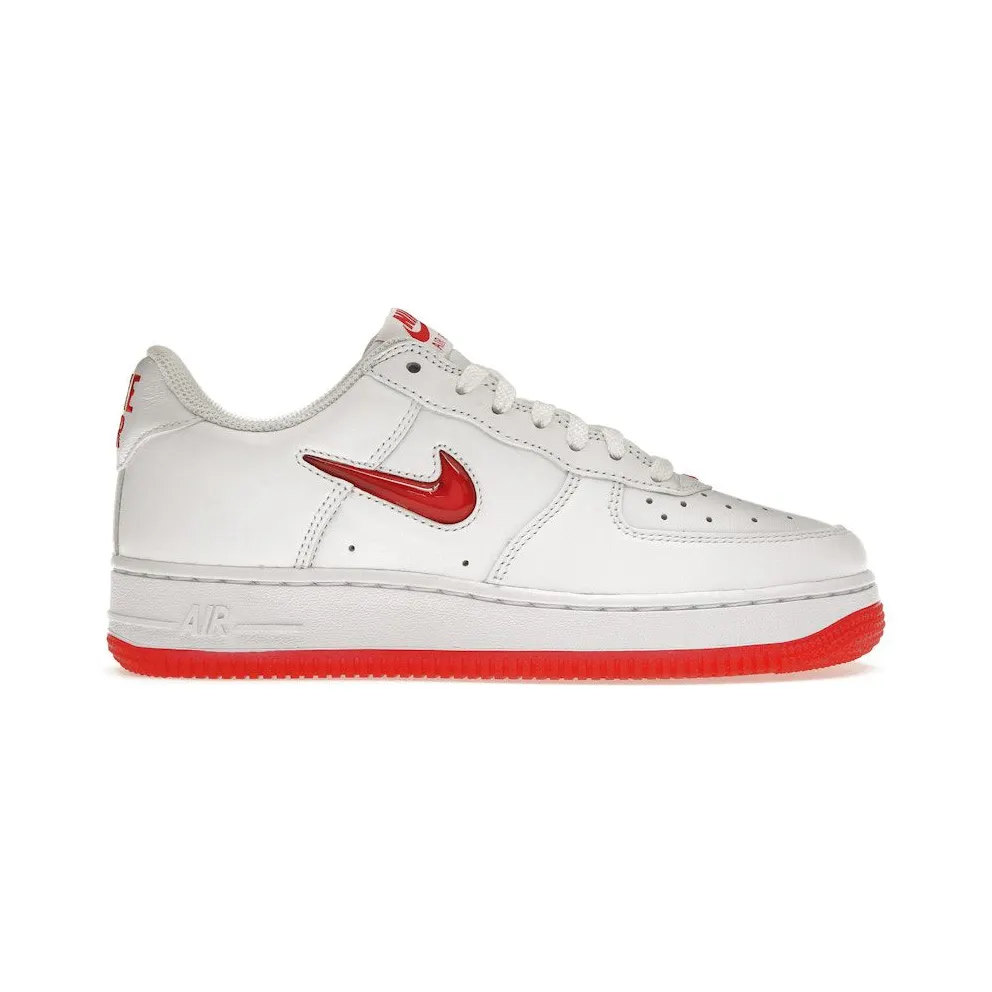 Nike Air Force 1 Low ’07 Retro Color of the Month Jewel Swoosh University Red (FN5924-101)