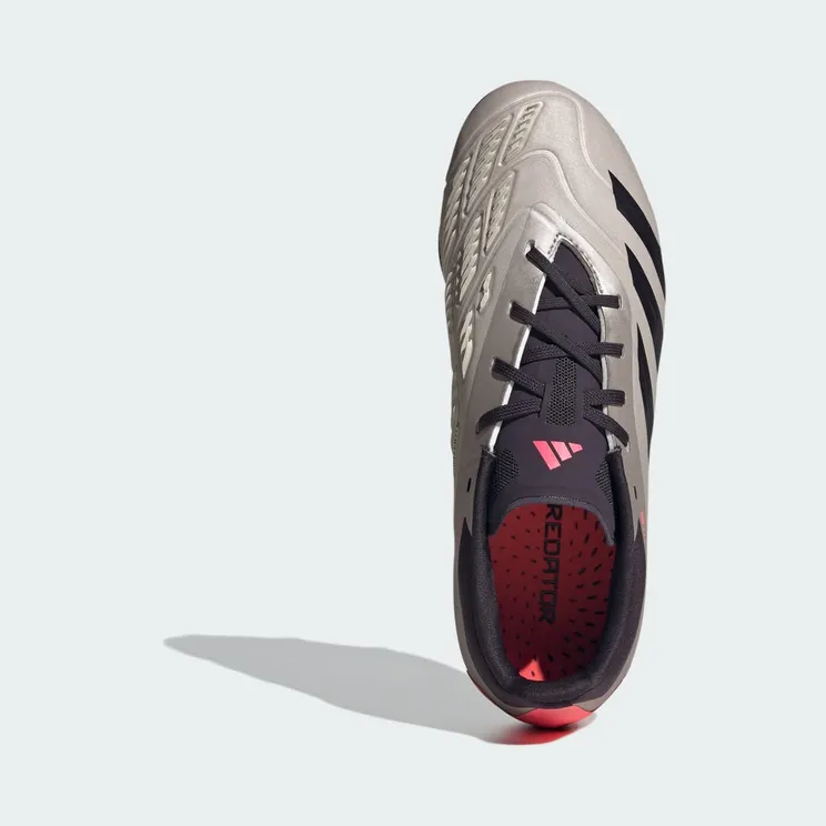 adidas Predator Elite FG Platinum Metallic Aurora Black Carbon (IF6361)