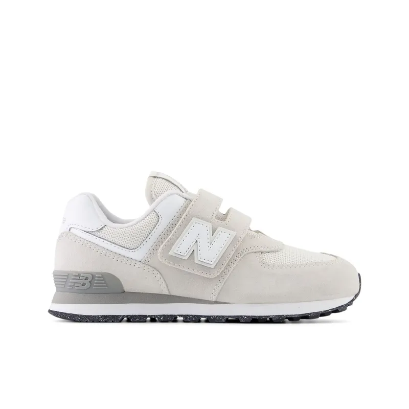 NEW BALANCE 574 HOOK & LOOP “NIMBUS CLOUD / WHITE” (PV574EVW)