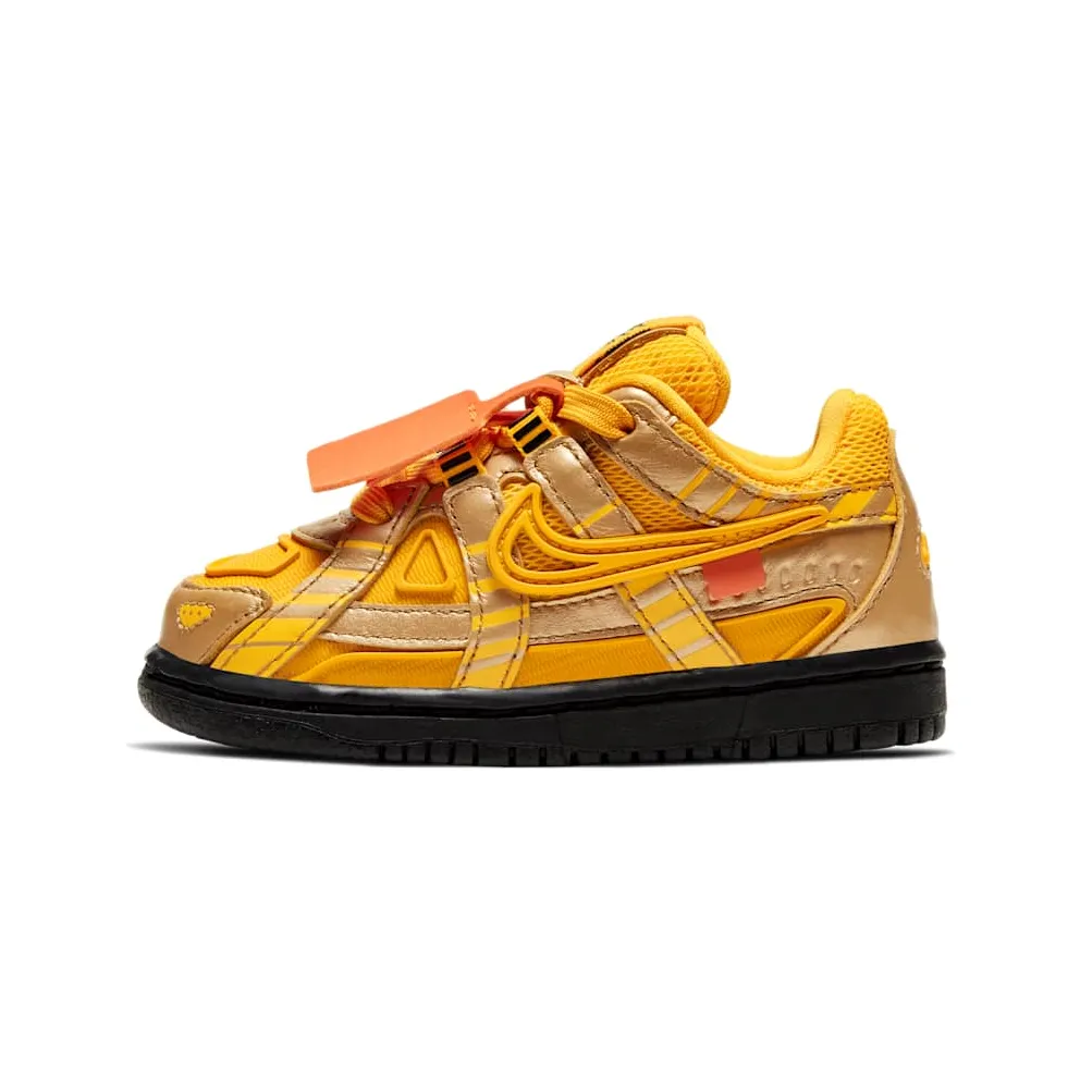 Nike Air Rubber Dunk Off-White University Gold (TD)
