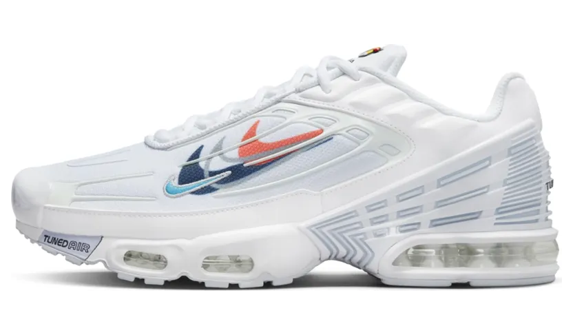 Nike Air Max Plus 3 Multi Swoosh White Midnight Navy (FJ4225-100)