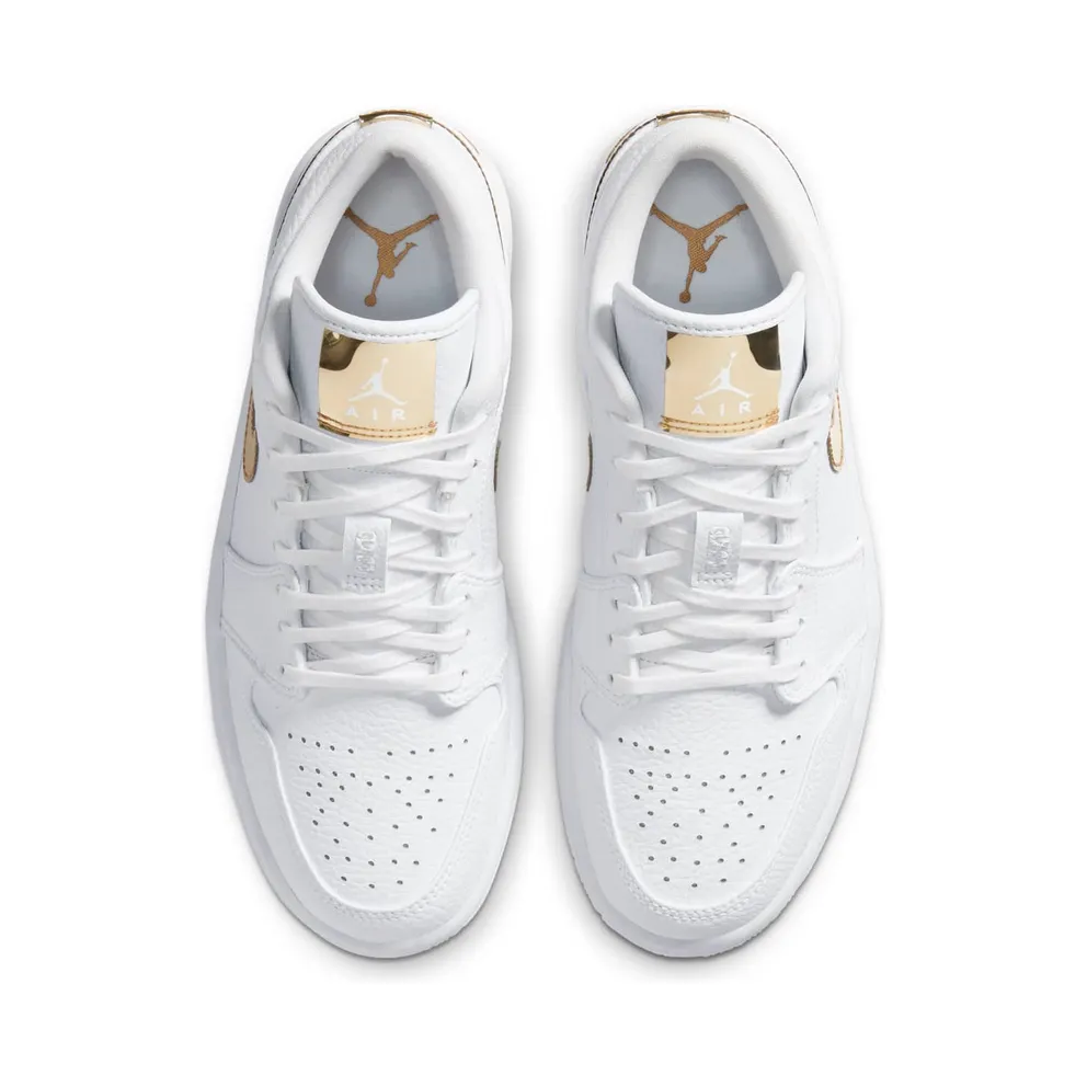 Jordan 1 Low White Metallic Gold (W) White/Metallic Gold-White (CZ4776-100)