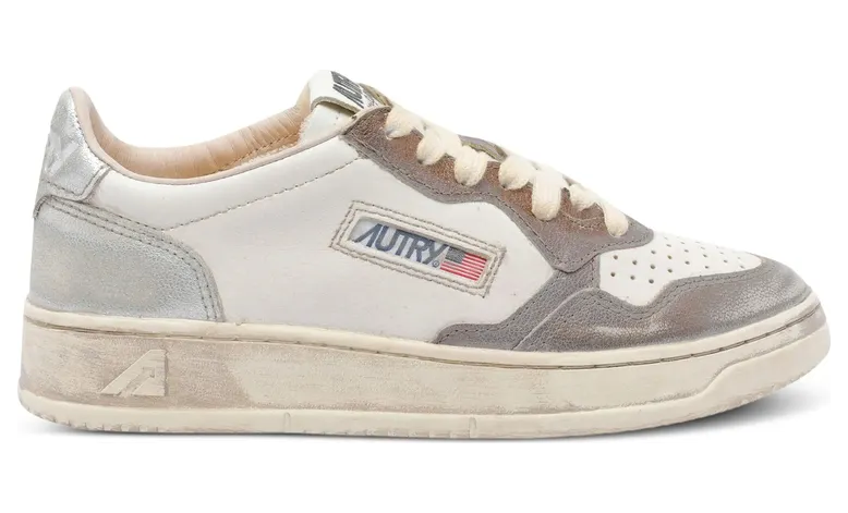 Autry Medalist Leather “Grey/White” (AVLW MT08)