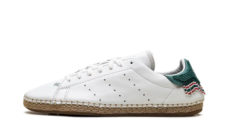 Adidas Stan Smith Espadrille “CLOT By Edison Chen White Green Beads” (JR9373)