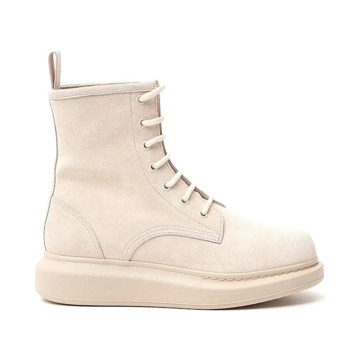 Alexander McQueen Hybrid Chelsea Boot Beige Suede (586394WHXK12222)