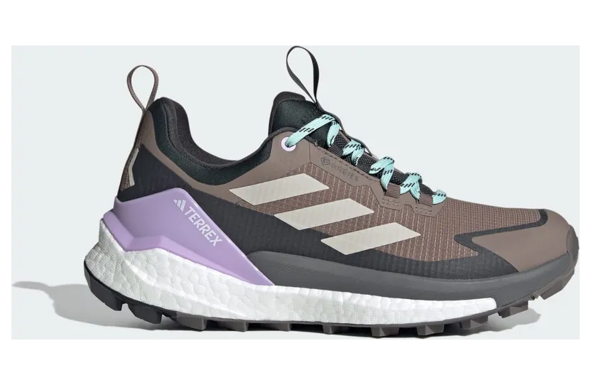 adidas Terrex Free Hiker 2 0 Low Gore Tex Hiking Trace Brown Beige Carbon (JQ9912)