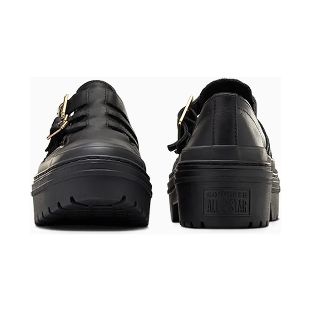 Converse Chuck Taylor All Star Lugged Heel Mary Jane Platform Black/Black/Gold (A10616C)