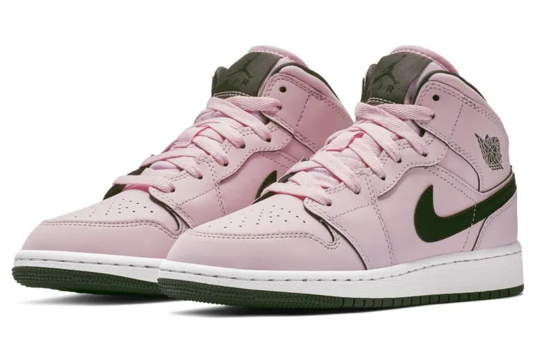 Air Jordan 1 Mid GS Pink Foam (555112-601)