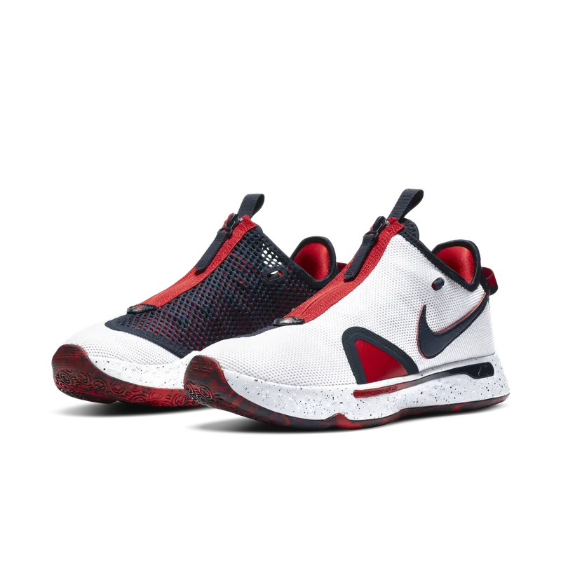 Nike PG 4 USA White/Obsidian-University Red (CD5079-101)