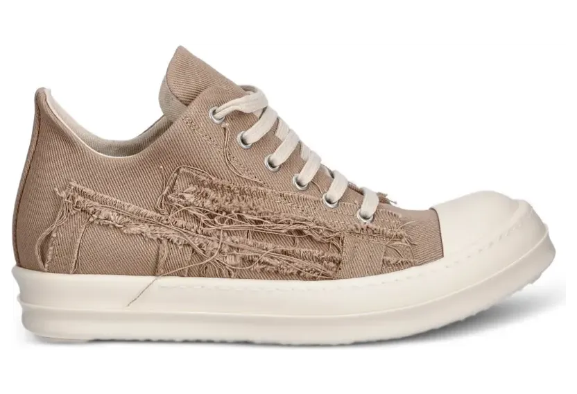 Rick Owens Drkshdw met gerafeld effect “Brown” (DS01F4802SLASH)