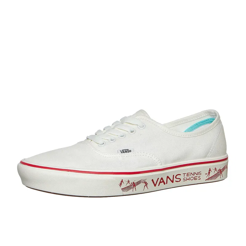 Vans Comfycush Authentic Blanc De Blanc / Red (VN0A3WM748C1)