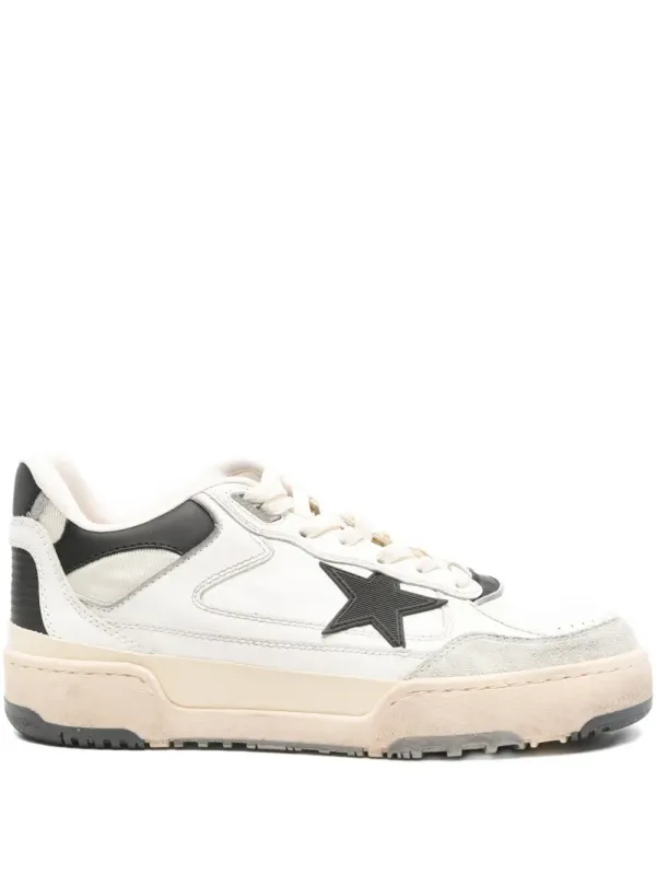 Golden Goose Forty2 leren sneakers – Beige (GWF00630F005745)