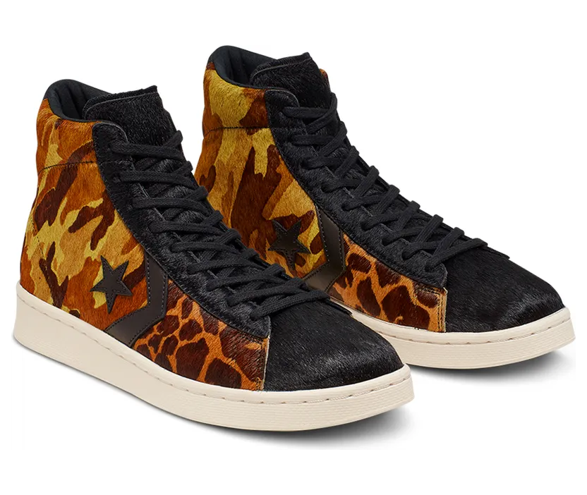 Converse Pro Leather ‘Pony Hair’ Black/Multi/Egret (165750C)