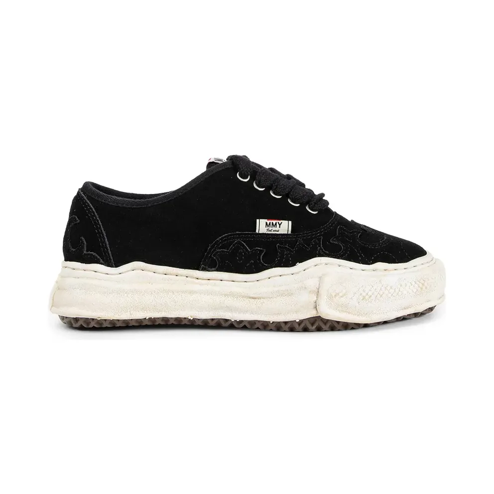 Maison MIHARA YASUHIRO Original Sole Western aus Wildleder – Black (A15FW734)