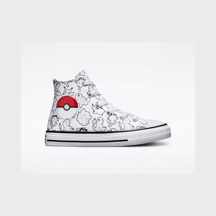 Converse Converse x Pokémon Poké Ball Chuck Taylor All Star Wit/zwart/university Red (A01230C)
