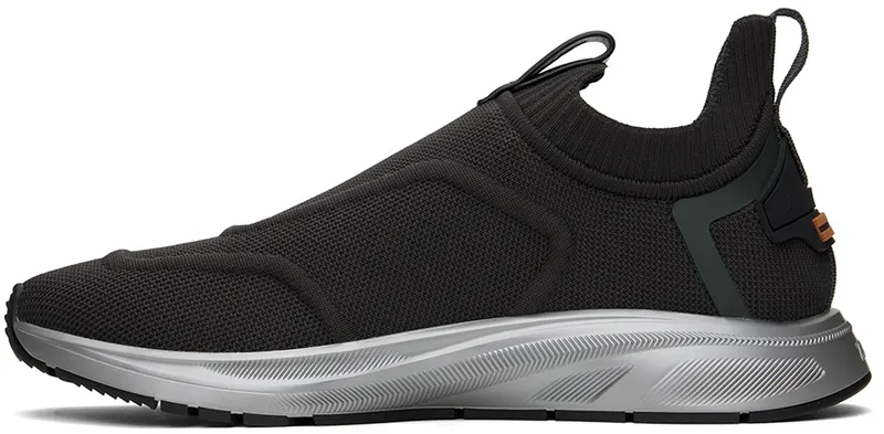 ZEGNA Gray Slip-On Sneakers (LHUTS-S5483Z)