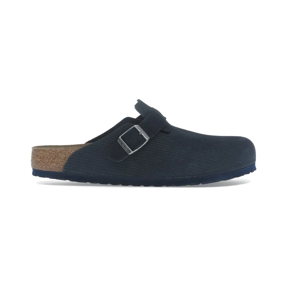 Birkenstock Boston Embossed Corduroy Suede Midnight (1026108)