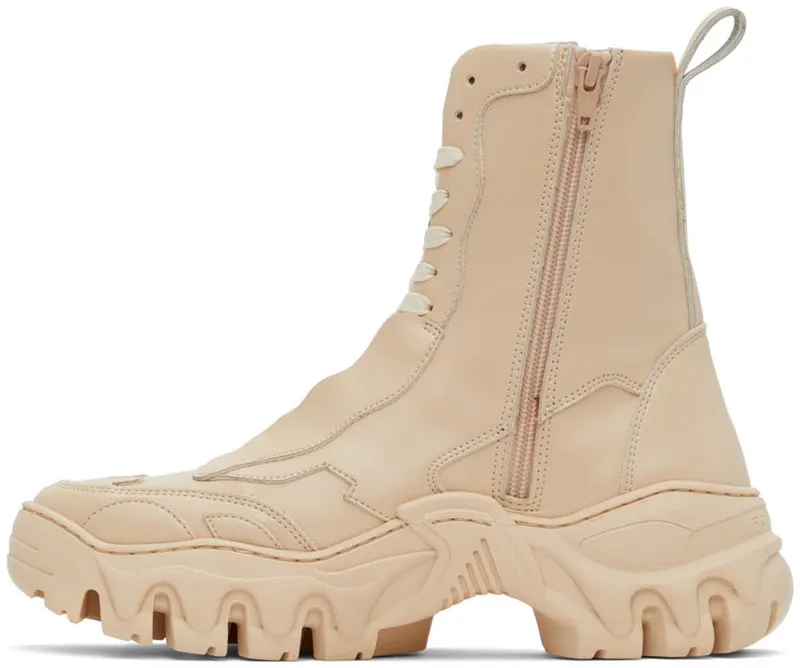 Rombaut SSENSE Exclusive Beige Boccaccio II High-Top Sneakers (S22-B-045)
