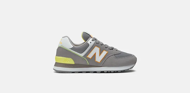 New Balance New Balance Grey/Yellow (WL574CM2)
