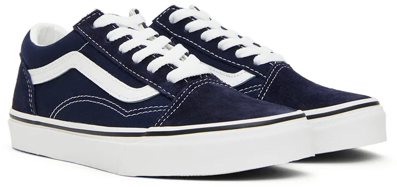 Vans Kids Navy Old Skool Little Kids (VN0A7Q5F4W61)