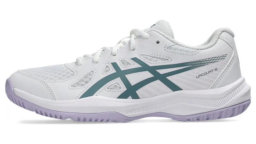 ASICS UPCOURT 6 GS “White / Foggy Teal” (1074A045-102)