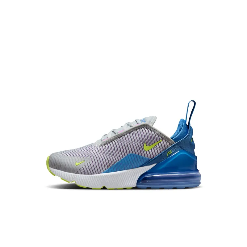 Nike Air Max 270 Pure Platinum Rush Fuchsia Blue Beyond Light Lemon Twist (IB4404-043)