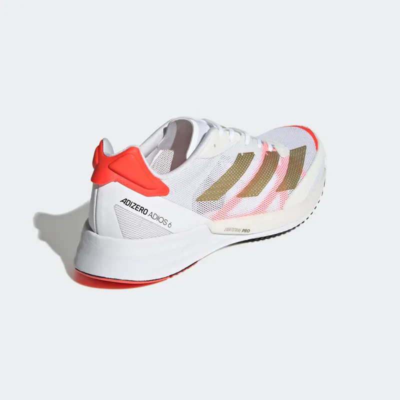 adidas Adizero Adios 6 Tokyo Cloud White / Gold Metallic / Solar Red (FY4074)