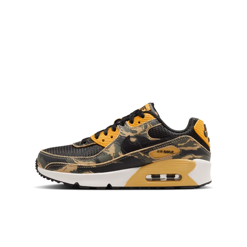 Nike Air Max 90 Black University Gold Camo (IF3092-001)