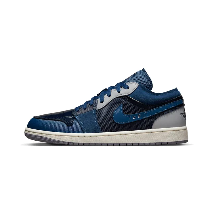 Air Jordan 1 Low Craft “Obsidian / French Blue / Sail / Ashen Slate” (DR8867-400)