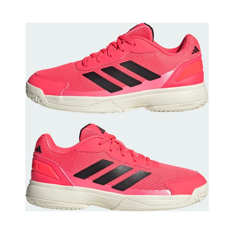 Adidas Crazyquick Padel Shoes Kids Solar Turbo / Core Black / Off White (KI3593)