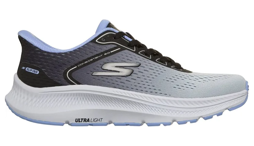 Skechers Slip-ins: GO Run Consistent 2.0 “Maywood Black / Grey” (128653BKGY)