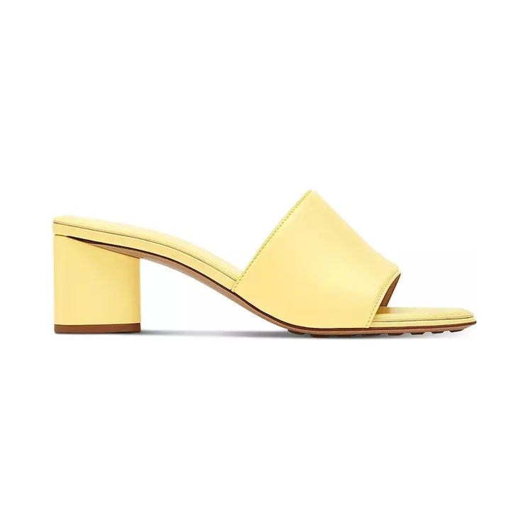 Bottega Veneta The Band Slip-On Sandal Yellow (651378VBSL07411)