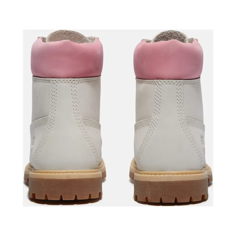 Timberland 6″ Premium Waterproof Boot Natural Nubuck Pink (TB0A2HR8-EX4)