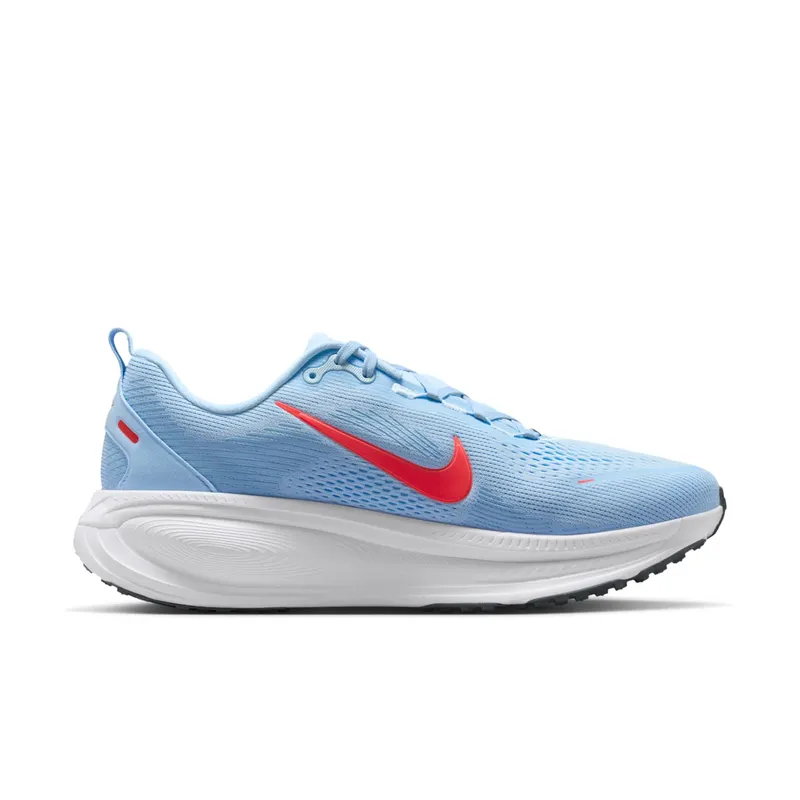 Nike Vomero 18 “Ice Blue / White / Blue Fox / Bright Crimson” (IQ9406-411)